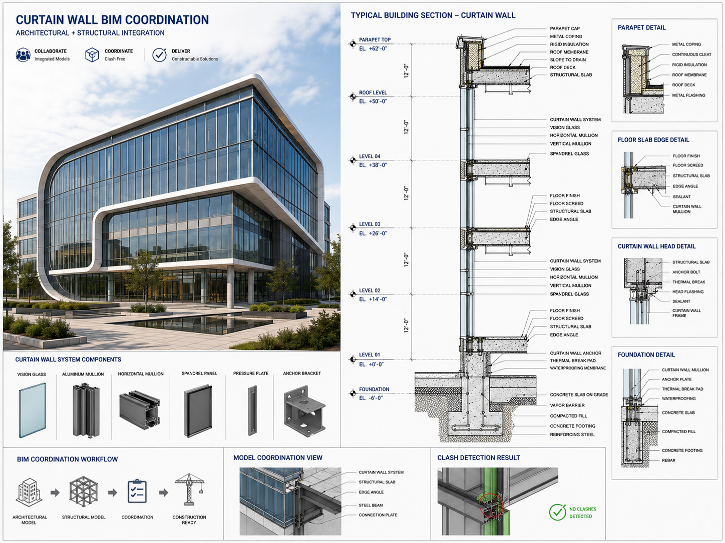 Curtain wall details viewport